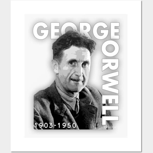 George Orwell Wall Art by SeattleDesignCompany